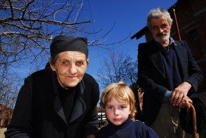 nonni e nipote serbi